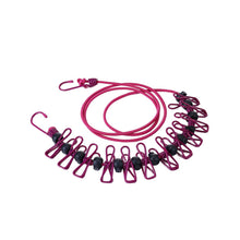 Laden Sie das Bild in den Galerie-Viewer, Tragbarer elastischer Reisewäscheständer