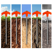 Laden Sie das Bild in den Galerie-Viewer, Drehbare Zeltheringe mit Gewinde