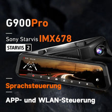 Laden Sie das Bild in den Galerie-Viewer, 10-Zoll-HD-Multifunktions-Autorekorder mit Touchscreen