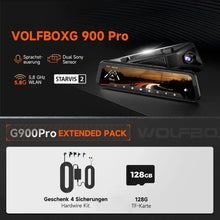 Laden Sie das Bild in den Galerie-Viewer, 10-Zoll-HD-Multifunktions-Autorekorder mit Touchscreen