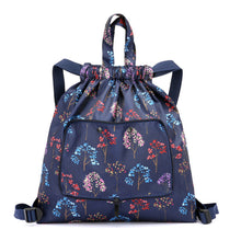 Laden Sie das Bild in den Galerie-Viewer, Faltbarer Bedruckter Nylonrucksack mit Kordelzug