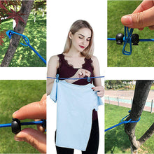 Laden Sie das Bild in den Galerie-Viewer, Tragbarer elastischer Reisewäscheständer