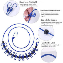 Laden Sie das Bild in den Galerie-Viewer, Tragbarer elastischer Reisewäscheständer
