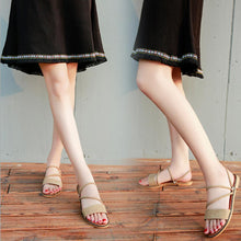 Laden Sie das Bild in den Galerie-Viewer, Sandalen mit niedrigem Absatz