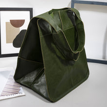 Laden Sie das Bild in den Galerie-Viewer, Frauen Übergröße Leder Handtaschen