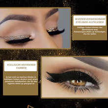 Laden Sie das Bild in den Galerie-Viewer, Wasserdichter Wiederverwendbarer Eyeliner und Wimpernaufkleber
