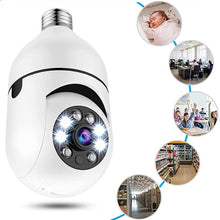 Laden Sie das Bild in den Galerie-Viewer, Intelligente drahtlose WiFi Vollfarbkamera mit Glühbirne