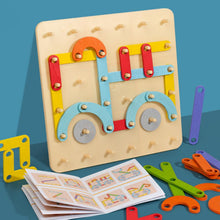 Laden Sie das Bild in den Galerie-Viewer, Montessori-Steckbrettpuzzle