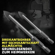 Laden Sie das Bild in den Galerie-Viewer, Dreieckbohrer mit Sechskantschaft aus Legierung(5 STÜCKE)