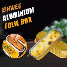 Laden Sie das Bild in den Galerie-Viewer, Einweg Aluminiumfolie Box