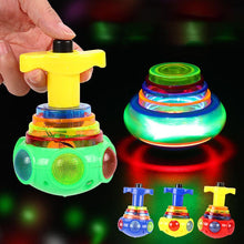 Laden Sie das Bild in den Galerie-Viewer, Musik Blinkendes Spinner Spielzeug mit Launcher🎁Bestes Weihnachtsgeschenk für Kinder