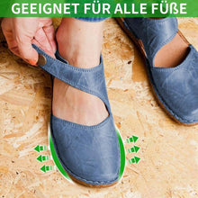 Laden Sie das Bild in den Galerie-Viewer, Vintage & Weiche Klett Mary Jane Sandalen
