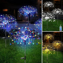Laden Sie das Bild in den Galerie-Viewer, Wasserdichte Solargarten-Feuerwerkslampe