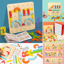 Laden Sie das Bild in den Galerie-Viewer, Montessori-Steckbrettpuzzle
