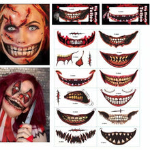 Laden Sie das Bild in den Galerie-Viewer, 🎃FRÜHE HALLOWEEN-AKTION🎃Gruseliges Temporäres Halloween-Tattoo