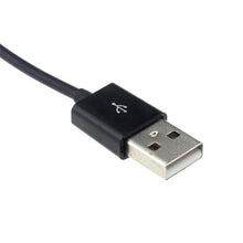 Laden Sie das Bild in den Galerie-Viewer, 4 Ports LED USB 3.0-Adapter-Hub Ein- / Ausschalter für PC Laptop BK (4 USB-Ports-Hubadapter, Schwarz)