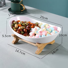 Laden Sie das Bild in den Galerie-Viewer, Moderner Minimalistischer Snack- & Obstteller aus Kunststoff