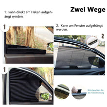 Laden Sie das Bild in den Galerie-Viewer, Auto Fenster Sonnenschutz Vorhang, 3M Kleber, schwarz