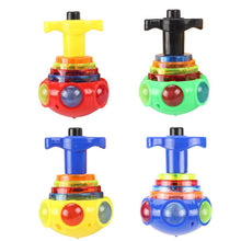 Laden Sie das Bild in den Galerie-Viewer, Musik Blinkendes Spinner Spielzeug mit Launcher🎁Bestes Weihnachtsgeschenk für Kinder