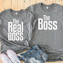 Laden Sie das Bild in den Galerie-Viewer, "The Boss", "The real Boss" lustiges T- Shirt