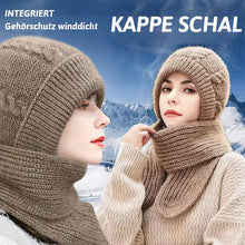 Laden Sie das Bild in den Galerie-Viewer, Integrierter Ohrenschutz winddichter Mützenschal