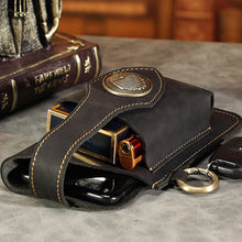 Laden Sie das Bild in den Galerie-Viewer, Multifunktionale Handytasche aus Leder