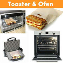 Laden Sie das Bild in den Galerie-Viewer, Bequee Antihaft Toastabags für Mikrowelle, Wiederverwendbar, 5er-Paket
