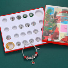 Laden Sie das Bild in den Galerie-Viewer, 🎁24 Tage Countdown-Kalender DIY Weihnachts-Adventskalender Armbänder Set