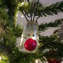 Laden Sie das Bild in den Galerie-Viewer, Weihnachtsbaum-Anhänger aus Glas