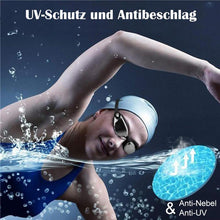 Laden Sie das Bild in den Galerie-Viewer, Anti-Nebel-Schwimmbrille( Schutzbrille, Kappe, Ohrstöpsel, Nasenklammer)