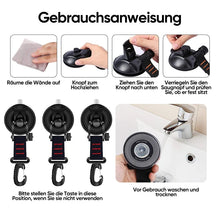 Laden Sie das Bild in den Galerie-Viewer, Robuster Vakuum-Saugnapf mit Haken