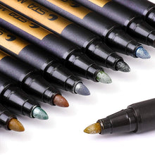 Laden Sie das Bild in den Galerie-Viewer, Wasserdichte Paint Marker Stifte(Anzug mit 10 Farben)