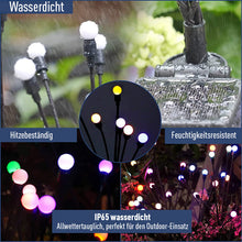 Laden Sie das Bild in den Galerie-Viewer, Solar Garten LED Glühwürmchen Steckleuchte