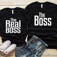 Laden Sie das Bild in den Galerie-Viewer, "The Boss", "The real Boss" lustiges T- Shirt