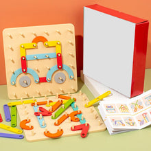 Laden Sie das Bild in den Galerie-Viewer, Montessori-Steckbrettpuzzle