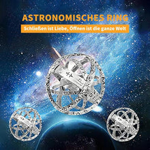 Laden Sie das Bild in den Galerie-Viewer, Astronomisches Ring - Schließen ist Liebe, Öffnen ist die ganze Welt