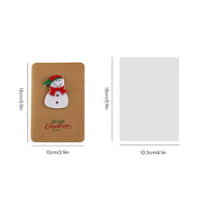 Laden Sie das Bild in den Galerie-Viewer, Weihnachtsgrußkarten aus Kraftpapier