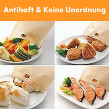 Laden Sie das Bild in den Galerie-Viewer, Bequee Antihaft Toastabags für Mikrowelle, Wiederverwendbar, 5er-Paket