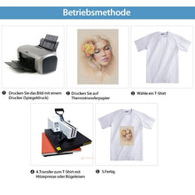 Laden Sie das Bild in den Galerie-Viewer, Basteln Transferpapier für Inkjetdrucker(5 Blätter)