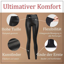 Laden Sie das Bild in den Galerie-Viewer, Schlanke Lederhose