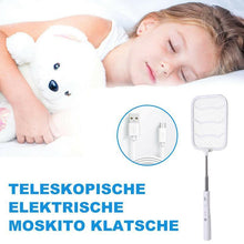 Laden Sie das Bild in den Galerie-Viewer, Teleskopische elektrische Mückenklatsche