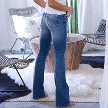 Laden Sie das Bild in den Galerie-Viewer, 70s Elatische Hip-up Jeans