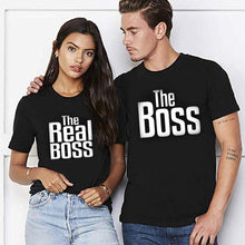 Laden Sie das Bild in den Galerie-Viewer, "The Boss", "The real Boss" lustiges T- Shirt