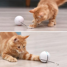 Laden Sie das Bild in den Galerie-Viewer, (🌲Weihnachtsangebot - 48 % RABATT) Freietaube Laser Katzenball mit Feder🎉