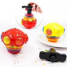 Laden Sie das Bild in den Galerie-Viewer, Musik Blinkendes Spinner Spielzeug mit Launcher🎁Bestes Weihnachtsgeschenk für Kinder