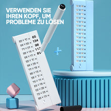 Laden Sie das Bild in den Galerie-Viewer, Übungstafel für mündliche Berechnungen für Kinder