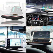 Laden Sie das Bild in den Galerie-Viewer, Auto Handyhalterung mit Navigation-Projektor & kabelloses Aufladen