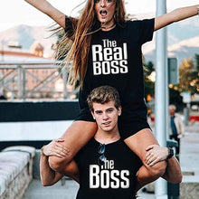 Laden Sie das Bild in den Galerie-Viewer, "The Boss", "The real Boss" lustiges T- Shirt