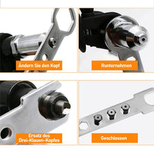 Laden Sie das Bild in den Galerie-Viewer, Professionelles Tacker-Adapter-Set mit 4 Stück