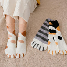 Laden Sie das Bild in den Galerie-Viewer, Winter-Katze nette starke warme Boden-Socken🐾
